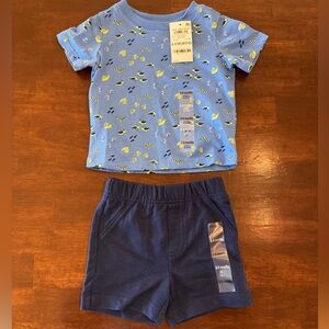 First Impressions Blue and Yellow Kids Matching Set